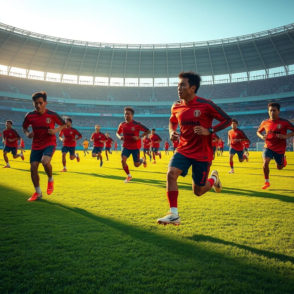 od体育app下载-鹿岛鹿角赛前训练公开，备战世俱杯冲刺